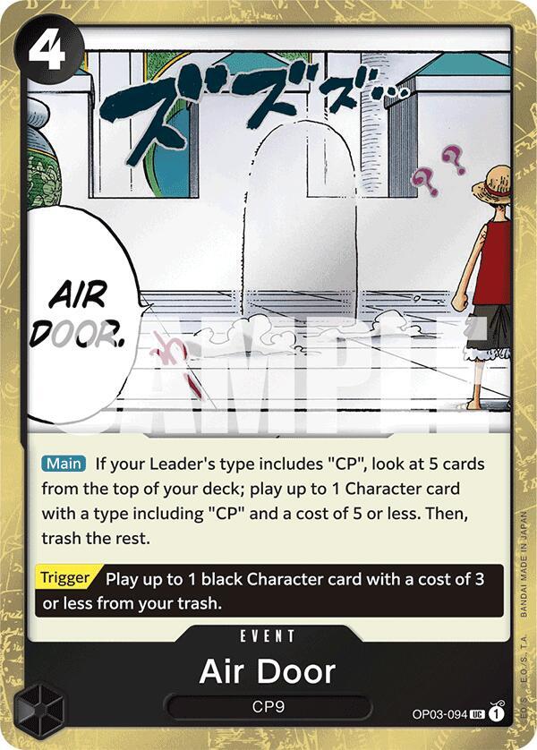 Air Door (Jolly Roger Foil) (OP03-094) [Premium Booster -The Best-]