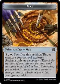 Map // Plot Double-Sided Token (7 // 20) [Outlaws of Thunder Junction: The Big Score]