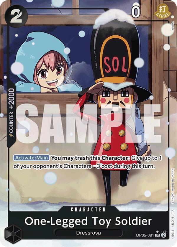 One-Legged Toy Soldier (Alternate Art) (OP05-081) [Premium Booster -The Best-]