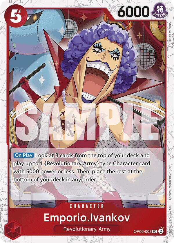 Emporio.Ivankov (Jolly Roger Foil) (OP06-003) [Premium Booster -The Best-]