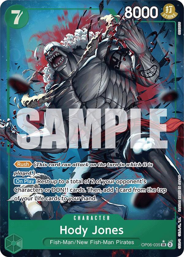 Hody Jones (Alternate Art) (OP06-035) [Premium Booster -The Best-]