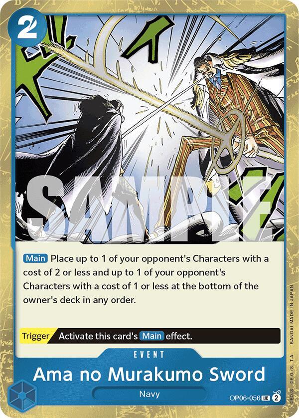 Ama no Murakumo Sword (Jolly Roger Foil) (OP06-056) [Premium Booster -The Best-]