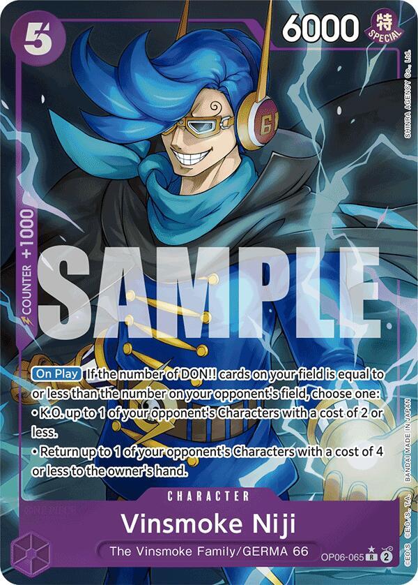 Vinsmoke Niji (OP06-065) (Alternate Art) (OP06-065) [Premium Booster -The Best-]