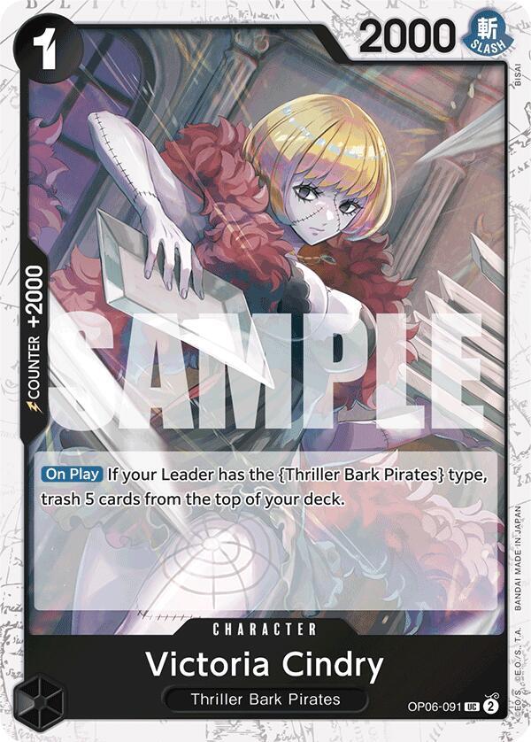 Victoria Cindry (Jolly Roger Foil) (OP06-091) [Premium Booster -The Best-]