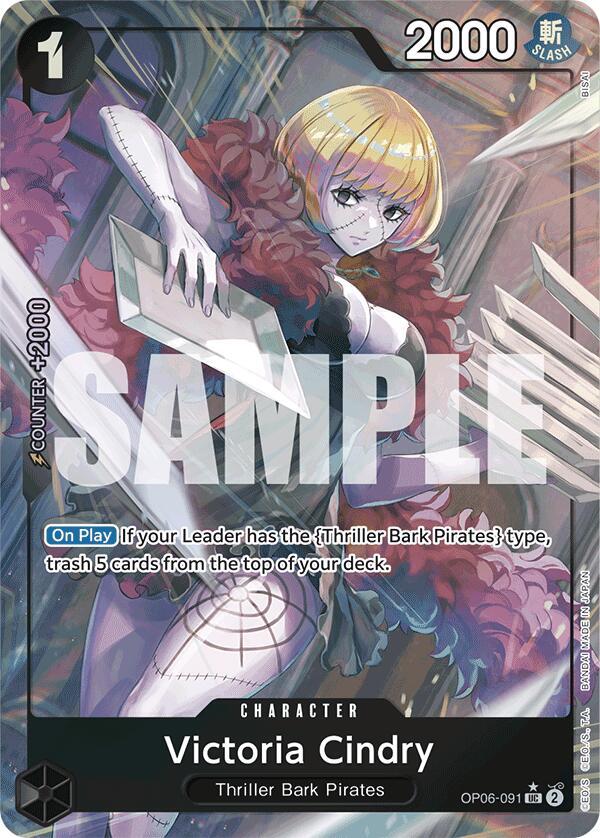 Victoria Cindry (Full Art) (OP06-091) [Premium Booster -The Best-]