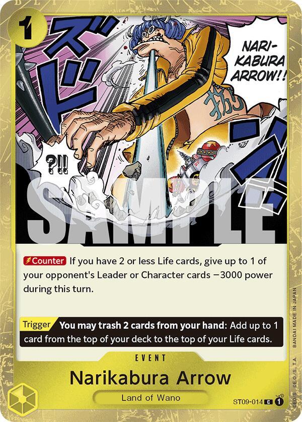 Narikabura Arrow (Jolly Roger Foil) (ST09-014) [Premium Booster -The Best-]