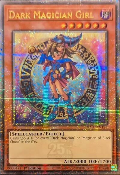 Dark Magician Girl (Quarter Century Secret Rare) (B) (RA03-EN123) [Quarter Century Bonanza]