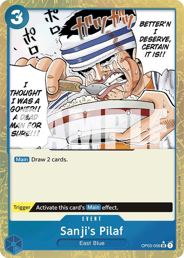 Sanji's Pilaf (Textured Foil) (OP03-056) [Premium Booster -The Best-]