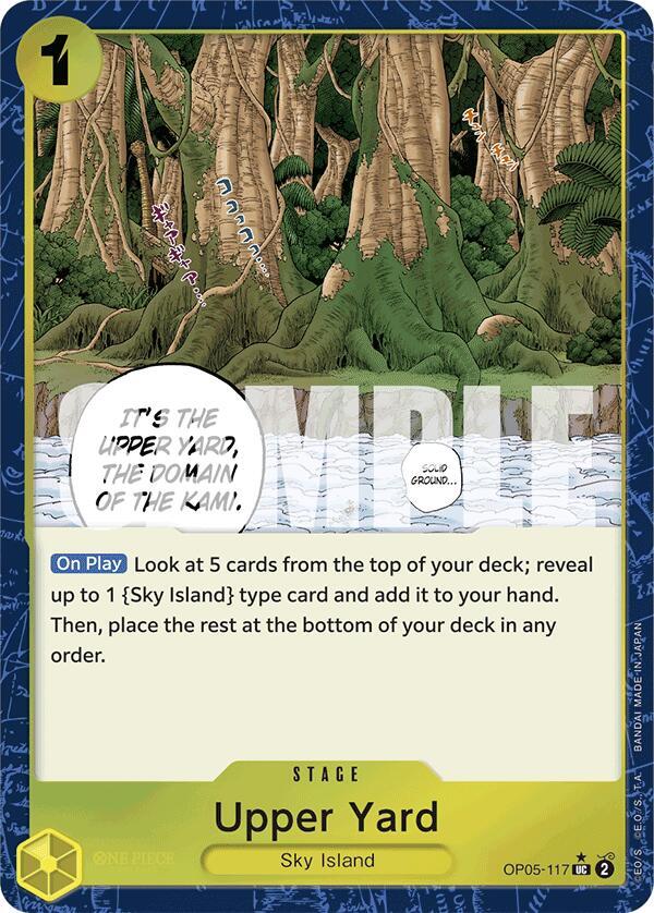 Upper Yard (Textured Foil) (OP05-117) [Premium Booster -The Best-]