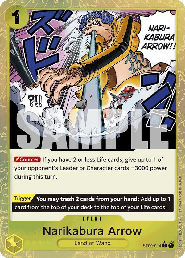 Narikabura Arrow (Textured Foil) (ST09-014) [Premium Booster -The Best-]