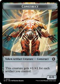 Construct Token // Plot Token Double-Sided Token (3 // 20) [Outlaws of Thunder Junction: The Big Score]
