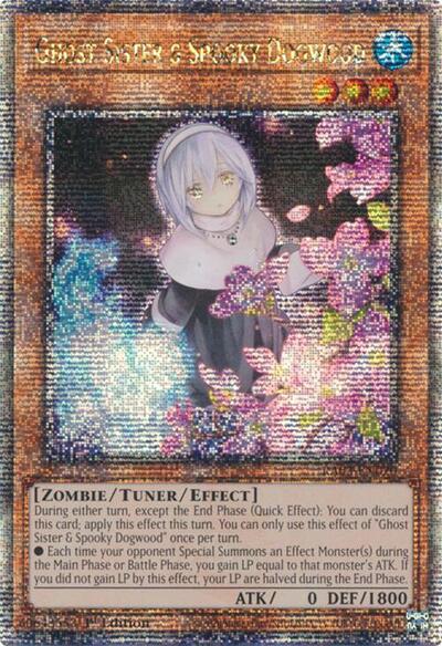 Ghost Sister & Spooky Dogwood (Alternate Art) (Quarter Century Secret Rare) (RA03-EN020) [Quarter Century Bonanza]