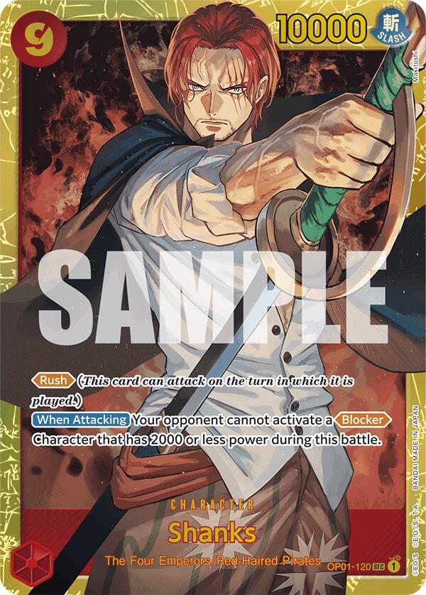 Shanks (OP01-120) (Reprint) (OP01-120) [Premium Booster -The Best-]