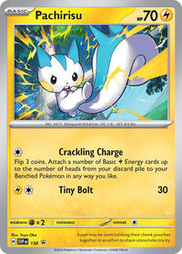Pachirisu - 158 (158) [SV: Scarlet & Violet Promo Cards]