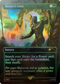 Nature's Lore (867) (Rainbow Foil) (867) [Secret Lair Drop Series]