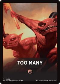Too Many Theme Card (34) [Foundations Jumpstart]
