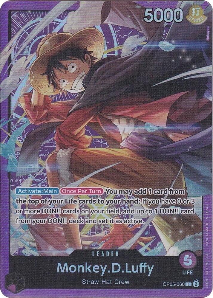 Monkey.D.Luffy (Sound Loader Vol. 1) (OP05-060) [One Piece Promotion Cards]