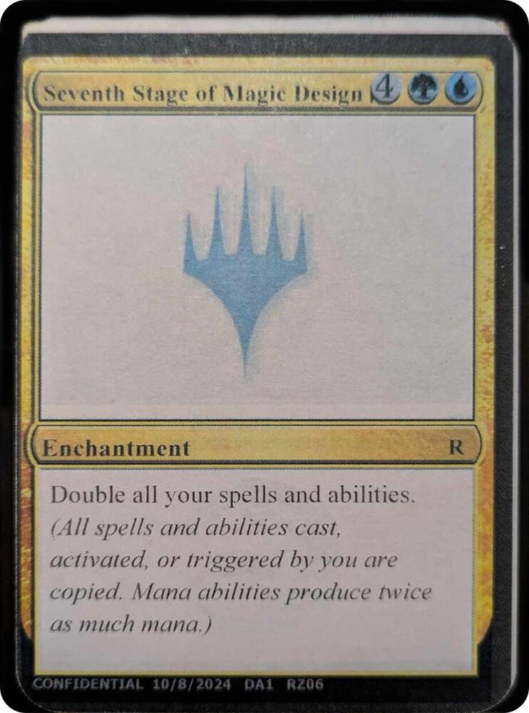 Seventh Stage of Magic Design [Un-Known Event Playtest Cards]