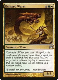Enlisted Wurm (90) [Planechase 2012]