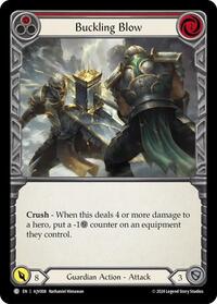 Buckling Blow (Red) (AJV008) [Armory Deck: Jarl Vetreidi]