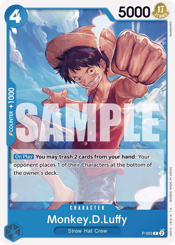 Monkey.D.Luffy (P-055) (Reprint) (P-055) [Premium Booster -The Best-]