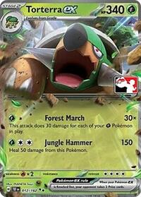 Torterra ex - 012/162 (012/162) [Prize Pack Series Cards]