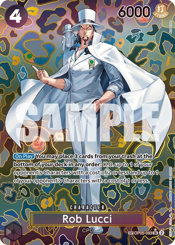 Rob Lucci (SP) (OP05-093) [Emperors in the New World]