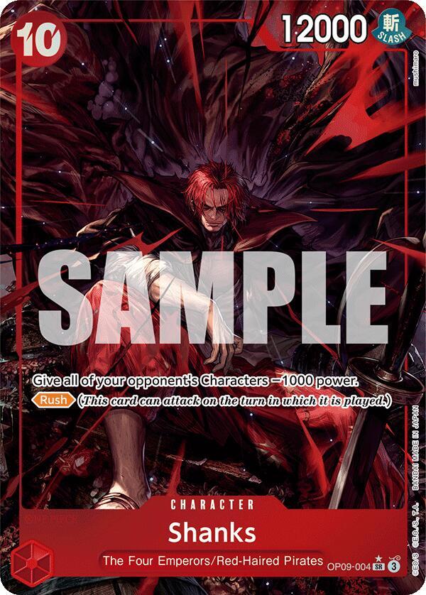 Shanks (004) (Alternate Art) (OP09-004) [Emperors in the New World]