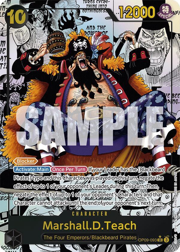 Marshall.D.Teach (093) (Manga) (OP09-093) [Emperors in the New World]