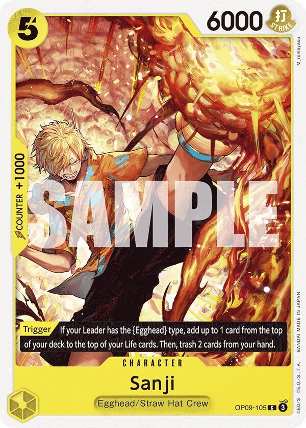 Sanji (105) (OP09-105) [Emperors in the New World]