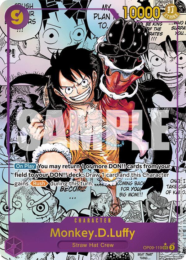 Monkey.D.Luffy (119) (Manga) (OP09-119) [Emperors in the New World]