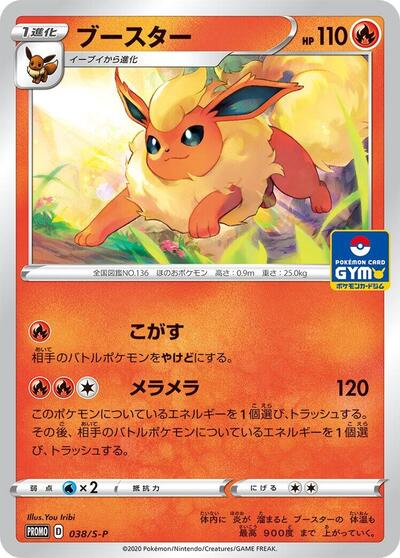 Flareon - 038/S-P (038/S-P) [S-P: Sword & Shield Promos]