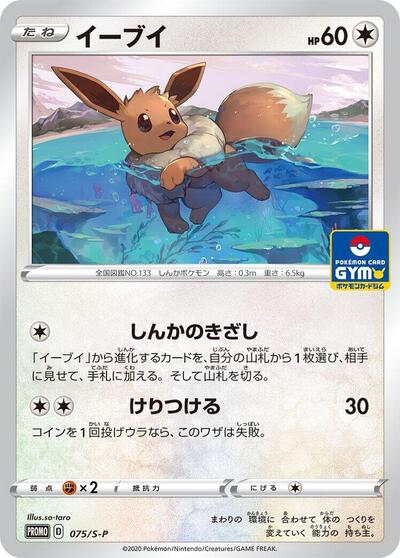 Eevee - 075/S-P (075/S-P) [S-P: Sword & Shield Promos]