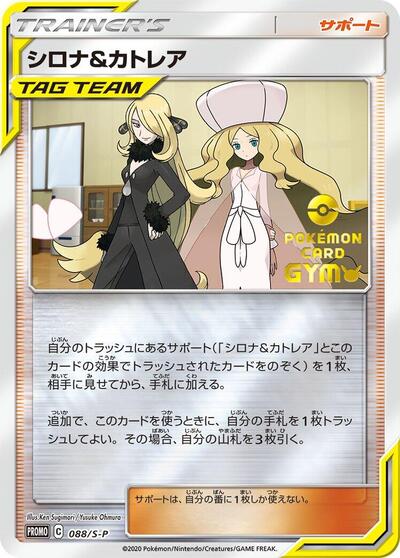 Cynthia & Caitlin - 088/S-P (088/S-P) [S-P: Sword & Shield Promos]