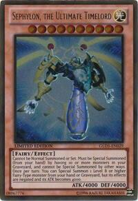 Sephylon, the Ultimate Timelord (GLD5-EN029) [Gold Series: Haunted Mine]