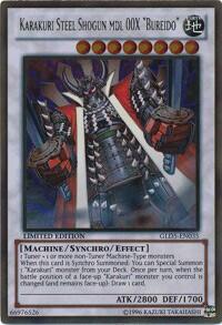 Karakuri Steel Shogun mdl 00X "Bureido" (GLD5-EN035) [Gold Series: Haunted Mine]