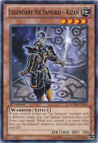 Legendary Six Samurai - Kizan (SDWA-EN016) [Structure Deck: Samurai Warlords]