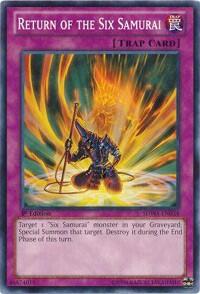 Return of the Six Samurai (SDWA-EN034) [Structure Deck: Samurai Warlords]
