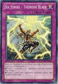 Six Strike - Thunder Blast (SDWA-EN039) [Structure Deck: Samurai Warlords]