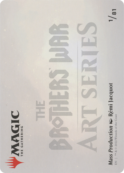 Mass Production // Mass Production (ABRO-001) - The Brothers' War Art Series (Borderless) Foil