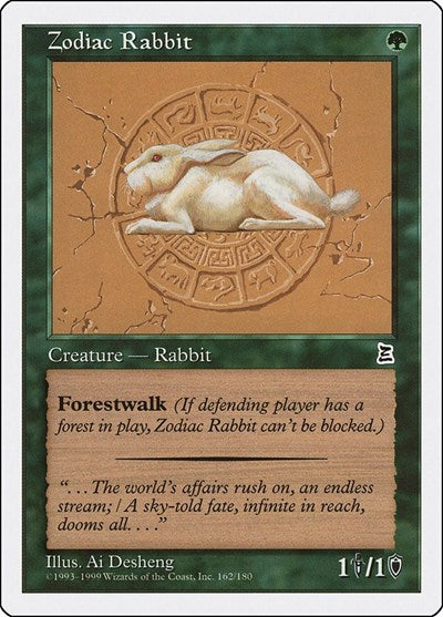 Zodiac Rabbit (162) [Portal Three Kingdoms]