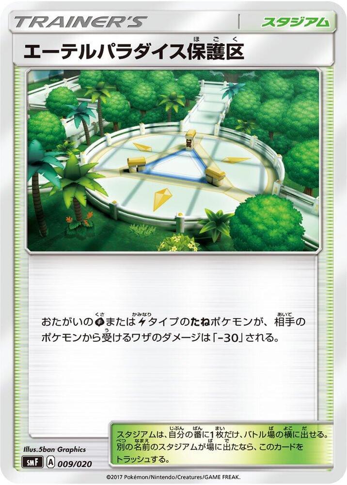 Aether Paradise Conservation Area (009/020) [smF: Ultra Sun & Ultra Moon Premium Trainer Box]