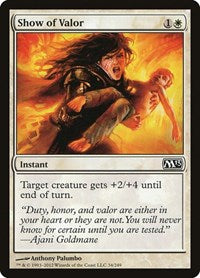 Show of Valor (34) [Magic 2013 (M13)]