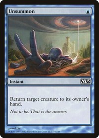 Unsummon (75) [Magic 2013 (M13)]