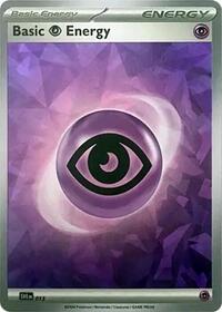 Basic Psychic Energy (Cracked Ice Holo) (013) [SVE: Scarlet & Violet Energies]