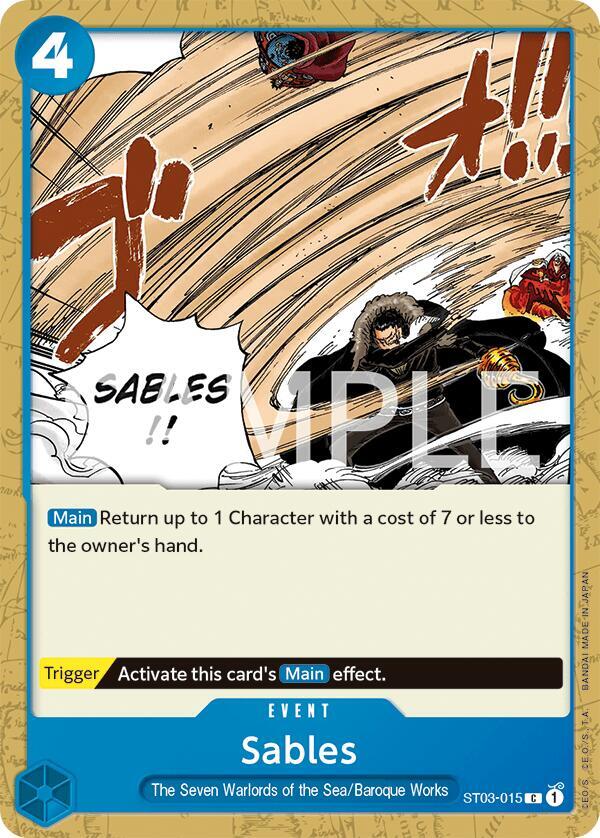Sables (ST03-015) [Revision Pack Cards]