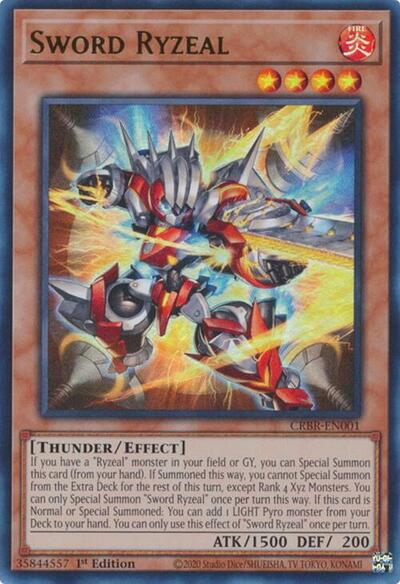 Sword Ryzeal (CRBR-EN001) [Crossover Breakers]