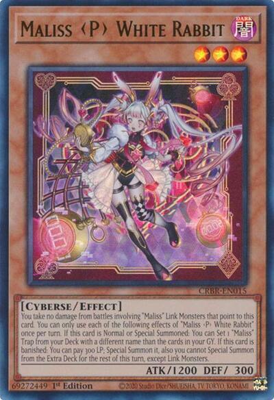 Maliss P White Rabbit (CRBR-EN015) [Crossover Breakers]
