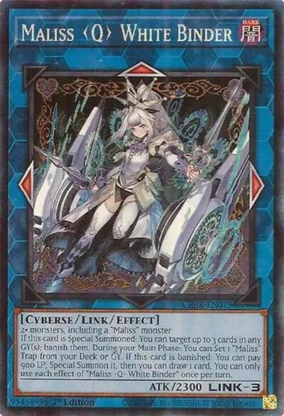 Maliss Q White Binder (CR) (CRBR-EN019) [Crossover Breakers]