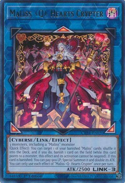 Maliss Q Hearts Crypter (CRBR-EN020) [Crossover Breakers]